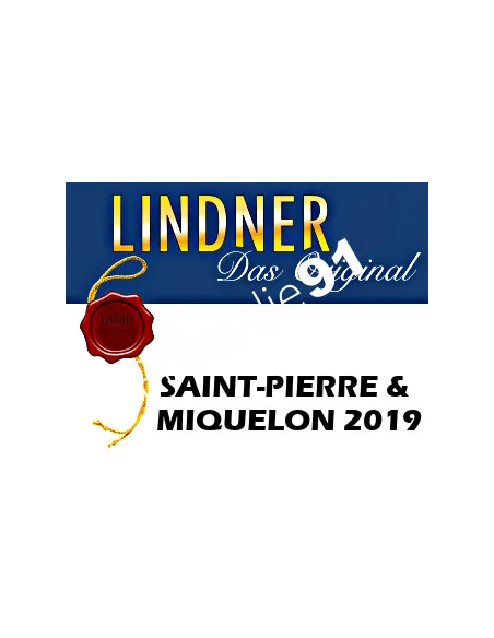 LINDNER SAINT-PIERRE-ET-MIQUELON 2019, matériel philatélique