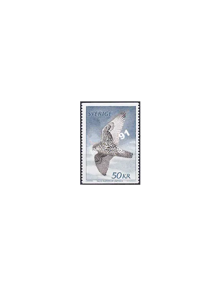 Suède, n° 1122, Rapace, Faucon Gerfaut, collection timbres Europe