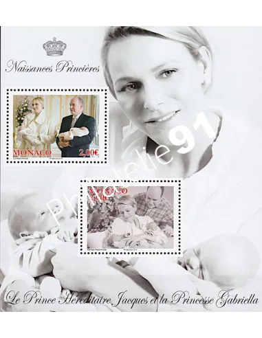 n°  2975 à 2976 en Feuille, collection timbres Monaco