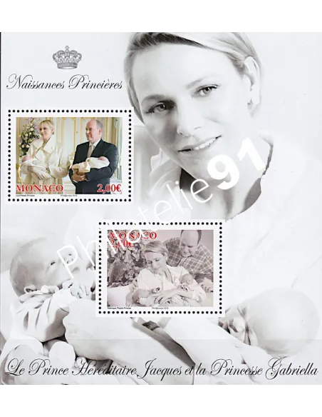 n°  2975 à 2976 en Feuille, collection timbres Monaco