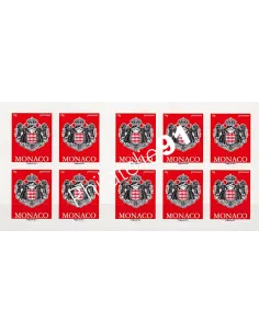 Monaco, Carnet n° 18, armoiries, collection timbres Monaco