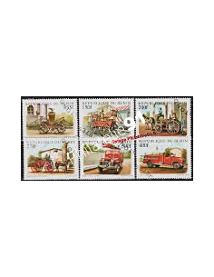 BENIN - Série complète année 1998 - Pompiers