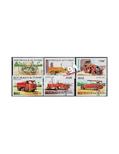 TCHAD - Série complète année 1998 - Pompiers