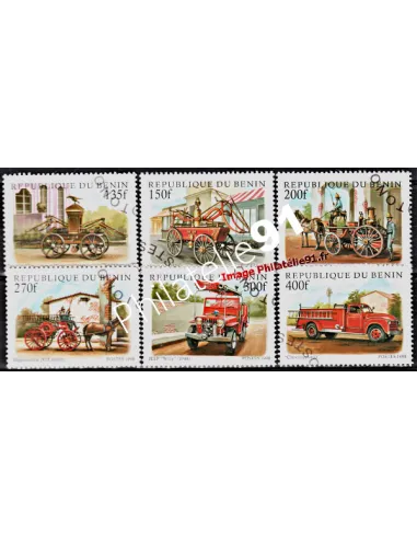 BENIN - Série complète année 1998 - Pompiers