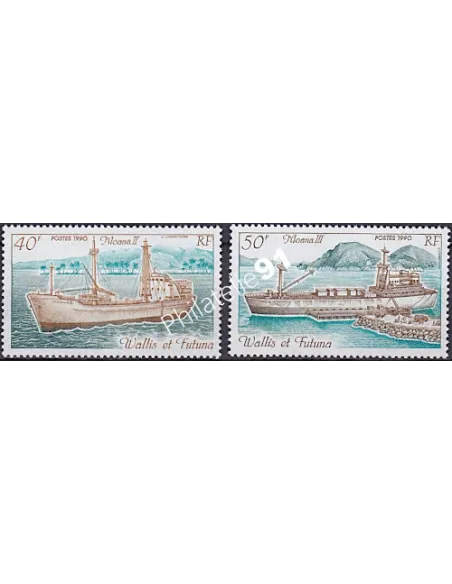 WALLIS ET FUTUNA,n° 400 à 401, collection timbres Dom-Tom