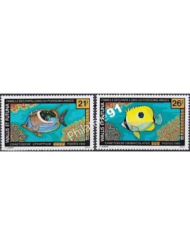 WALLIS ET FUTUNA,n° 430 à 431, collection timbres Dom-Tom