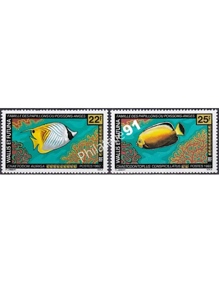 WALLIS ET FUTUNA,n° 437 à 438, collection timbres Dom-Tom