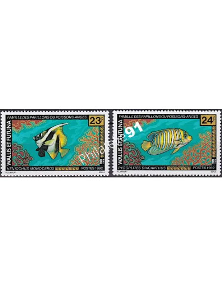 WALLIS ET FUTUNA,n° 439 à 440, collection timbres Dom-Tom