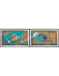 WALLIS ET FUTUNA,n° 451 à 452, collection timbres Dom-Tom