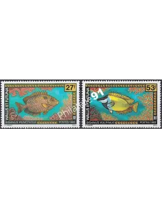 WALLIS ET FUTUNA,n° 457 à 458, collection timbres Dom-Tom