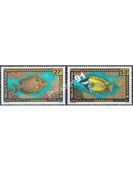WALLIS ET FUTUNA,n° 457 à 458, collection timbres Dom-Tom