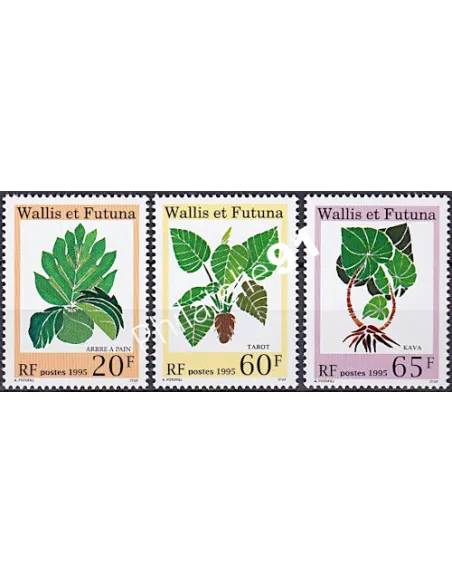 WALLIS ET FUTUNA,n° 480 à 482, collection timbres Dom-Tom