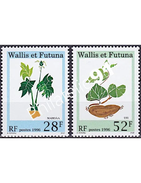 WALLIS ET FUTUNA,n° 487 à 488, collection timbres Dom-Tom