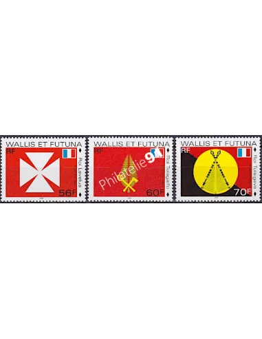 WALLIS ET FUTUNA,n° 498 à 500, collection timbres Dom-Tom