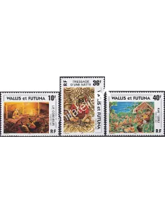 WALLIS ET FUTUNA,n° 502 à 504, collection timbres Dom-Tom