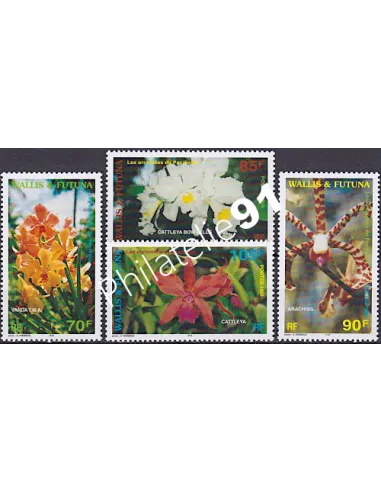 WALLIS ET FUTUNA,n° 513 à 516, collection timbres Dom-Tom