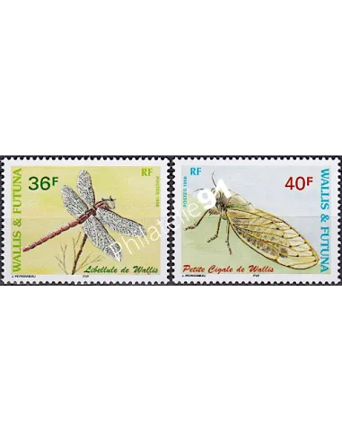 WALLIS ET FUTUNA,n° 521 à 522, collection timbres Dom-Tom