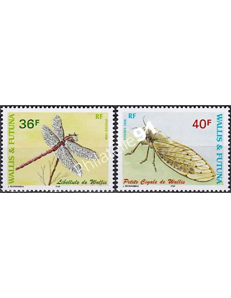 WALLIS ET FUTUNA,n° 521 à 522, collection timbres Dom-Tom