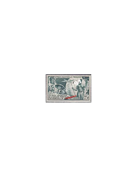 Timbre d'Afrique Équatoriale Française PA n° 54 - Poste Aérienne. UPU.