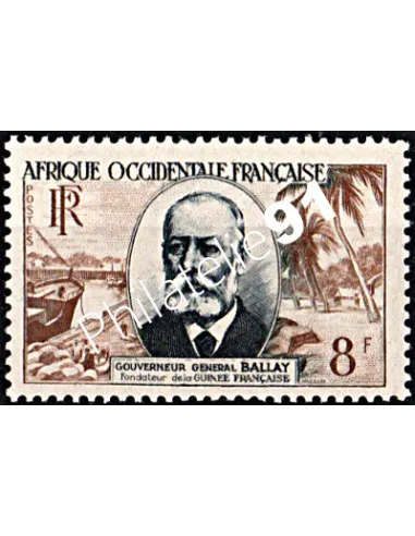 A.O.F n° 50  Gouverneur  Ballay, Timbres des colonies françaises