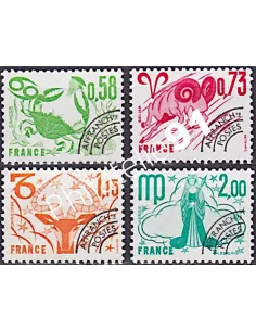 Timbres Préoblitérés n°  150 à 153, collection timbres France