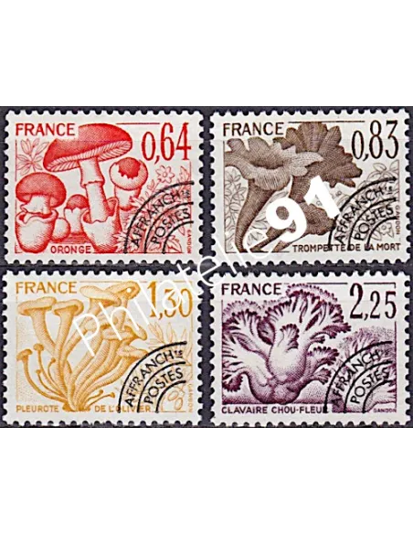 Timbres Préoblitérés n°  158 à 161, collection timbres France