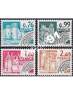 Timbres Préoblitérés n°  166 à 169, collection timbres France