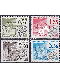 Timbres Préoblitérés n°  174 à 177, collection timbres France