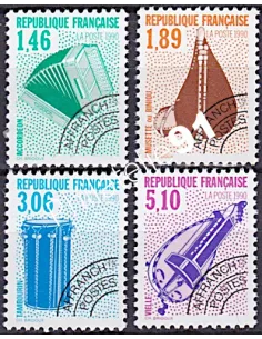 Timbres Préoblitérés n°  206 à 209, collection timbres France