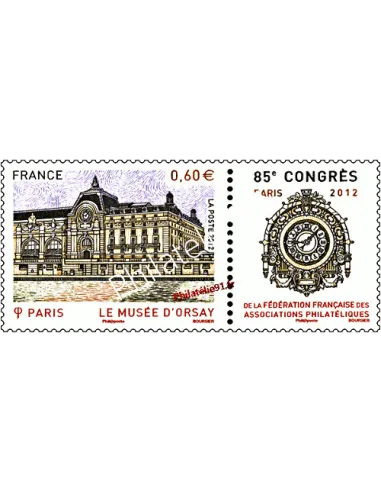 timbre de France n° 4678 - Musée d'Orsay (Congrès de la FFAP)