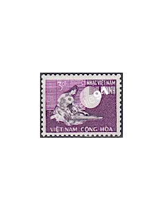Vietnam Nord ,n° 329, Collection timbre Asie