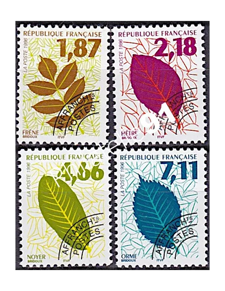 Timbres Préoblitérés n°  236 à 239, collection timbres France