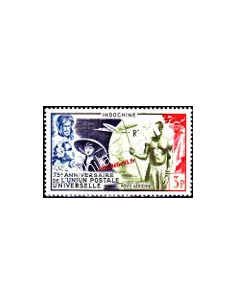 Timbre d'INDOCHINE PA n° 48, U.P.U., collection timbres colonies
