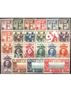 Timbres de COTE DES SOMALIS n° 148 à 169 , timbres des colonies françaises