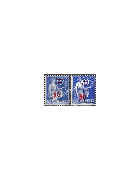 Variété sur n° 482,Collection timbres France