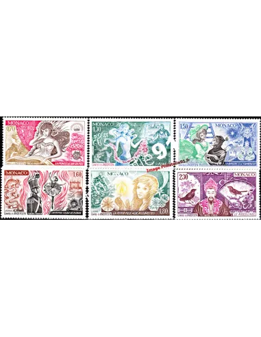 MONACO - n° 1235 à 1240 - Contes de Hans Andersen