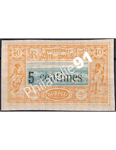 COTE DES SOMALIS, n° 28, collection timbre colonies françaises