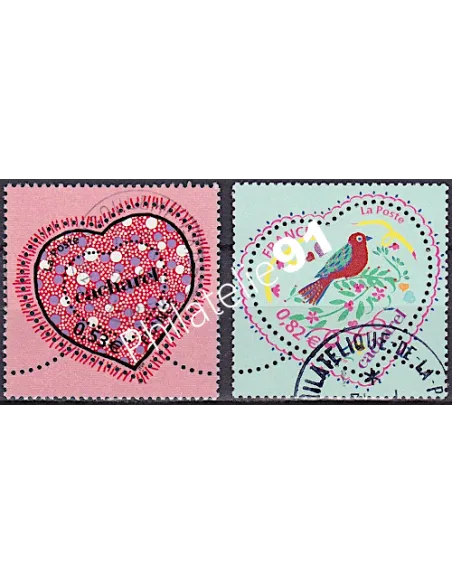 Timbre n° 3747 à 3748 oblitéré, Collection timbres France