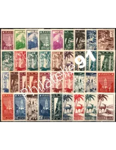 Timbres du Maroc n° 163 à 199 - Timbres des colonies françaises
