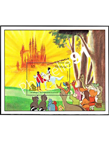 Timbre de Grenada - BF n° 179 ** - Thématique: Disney