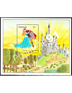 Timbre de Grenada - BF n° 181 ** - Thématique: Disney