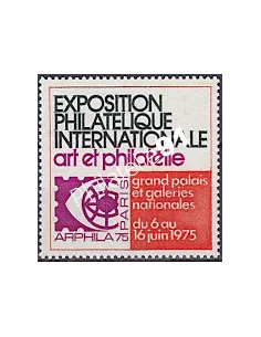 Vignette d'Exposition n° 20, Arphila 75, collection vignette France