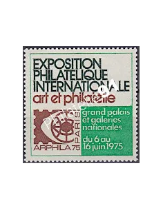 Vignette d'Exposition n° 20, Arphila 75, collection vignette France