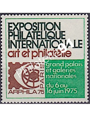 Vignette d'Exposition n° 20, Arphila 75, collection vignette France