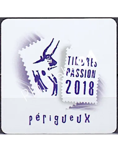 Vignette d'Exposition Timbres passion 2018, collection vignette France