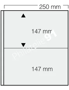 Feuilles GARANT SAFE, 2 bandes, matériel philatélique
