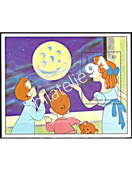 Timbre de Grenada - BF n° 184 ** - Thématique: Disney