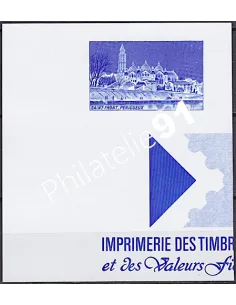 Vignette Expérimentale n° SF 9 , Logo ITVF,collection vignette France