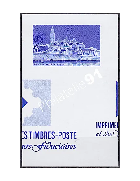 Vignette Expérimentale n° SF 9 , Logo ITVF,collection vignette France