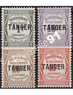 MAROC , Taxe n° 42 à 45, Collection timbre Colonies Françaises